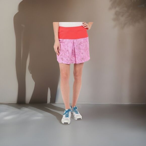 Adidas Golf Tour Mixed Print Pull On Skort SZ S NWOT - Picture 1 of 10